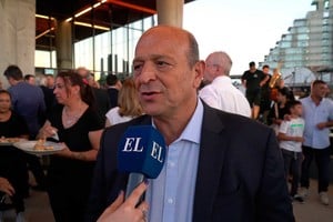 Carlos Fertonani, empresario santafesino asistió a la inauguración.