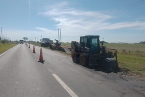 Las mejoras representan el fresado de deformaciones en la calzada.