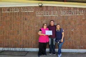 Borla, anunció que desde el Ministerio de Educación de Santa Fe se transferirán más recursos para dos establecimientos educativos del territorio.