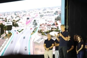 El ingeniero Pablo Seghezzo, director general de Vialidad Provincial, dio detalles de la obra. Foto: Prensa Gobierno