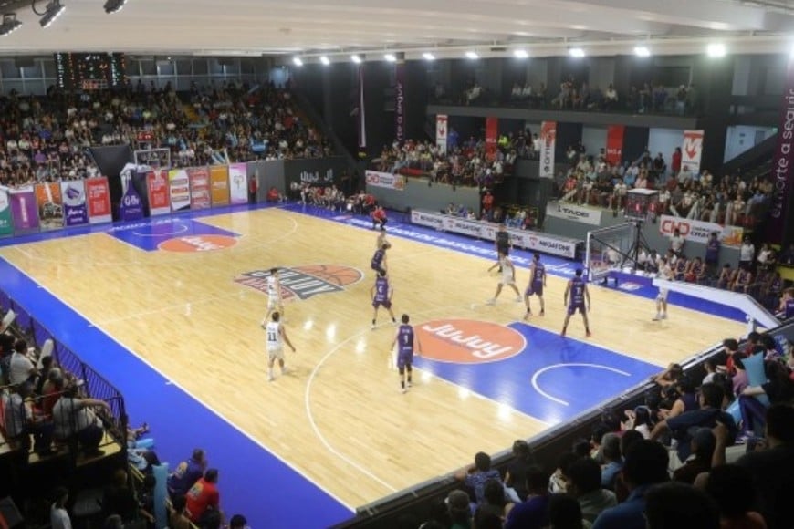 Estadio repleto en Jujuy. Foto: Prensa Jujuy Básquet