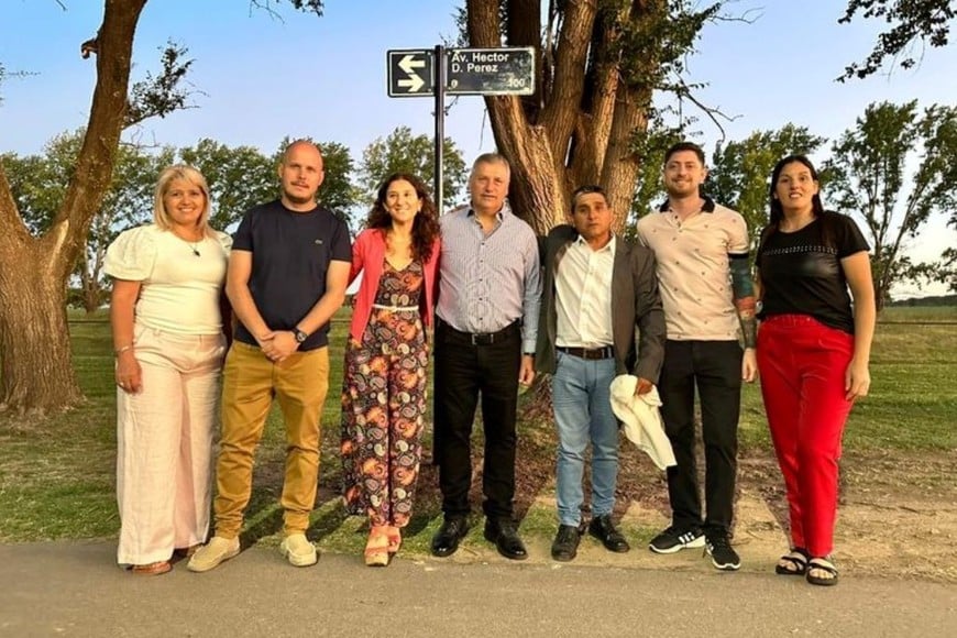 Avenida Pérez, un reconocimiento a un querido trabajador comunal.