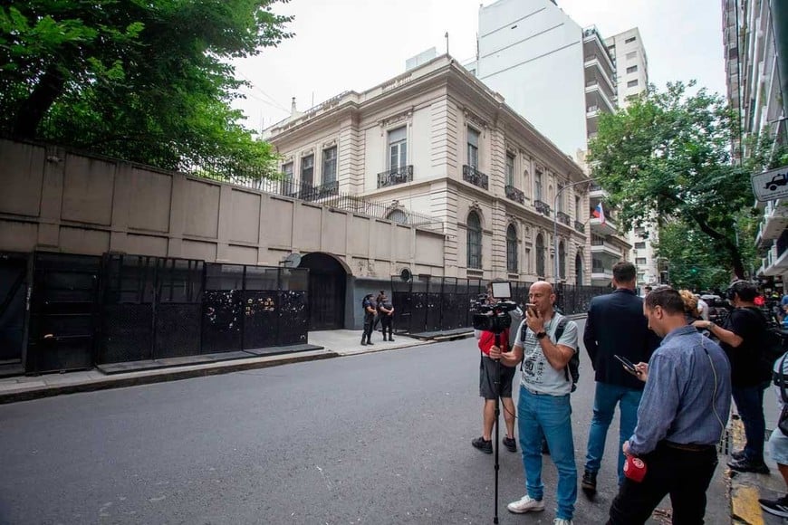 La embajada rusa en la ciudad de Buenos Aires. Foto: NA