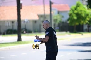 Peritos rosarinos, especializados en accidentes de tránsito, nuevamente se trasladaron a Santa Fe para hacer su trabajo. Flavio Raina