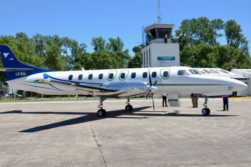 La aeronave Fairchild Swearingen Metroliner tiene capacidad para 19 pasajeros. Foto: MVT