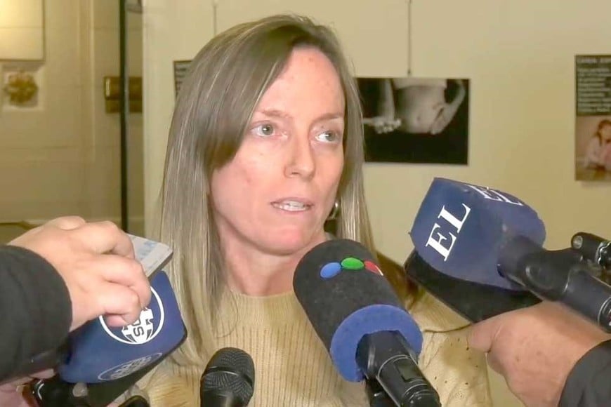 Margarita Zabalza, en rueda de prensa.