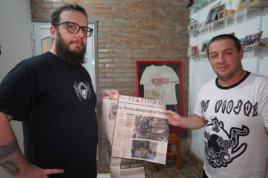 Los hermanos Núñez compartieron sus vivencias y reafirmaron la idea de que "no vuelva a ocurrir". Foto: Fernando Nicola