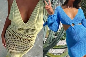 El vestido de crochet se perfila como la prenda estrella, conquistando tanto las pasarelas como las playas.