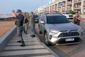 Fuerte operativo en Punta del Este para dar con el argentino perdido. Foto: El País de Uruguay.