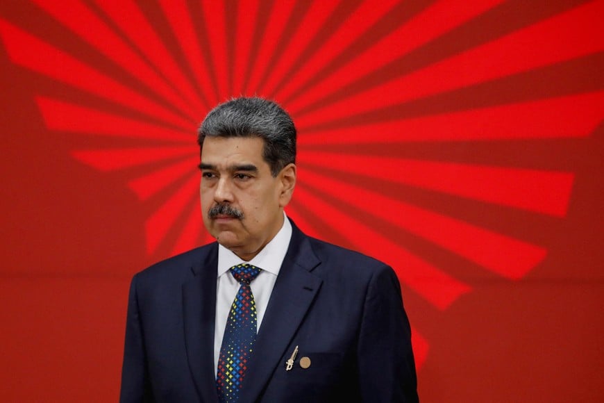 FILE PHOTO: Venezuela's President Nicolas Maduro looks on during a meeting of leaders of the member states of the Bolivarian Alliance for the Peoples of Our America and the Treaty of Commerce and Promotion (ALBA-TCP), in Caracas, Venezuela December 14, 2024. REUTERS/Leonardo Fernandez Viloria/File Photo