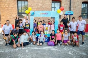 En el Liceo Municipal “José Pedroni”, asiste uno de los cuatro grupos de la Colonia de Verano