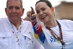 Edmundo González Urrutia y María Corina Machado, los dos máximos referentes de la lucha contra el régimen de Nicolás Maduro. Insisten en que la verdad triunfará sobre la mentira.