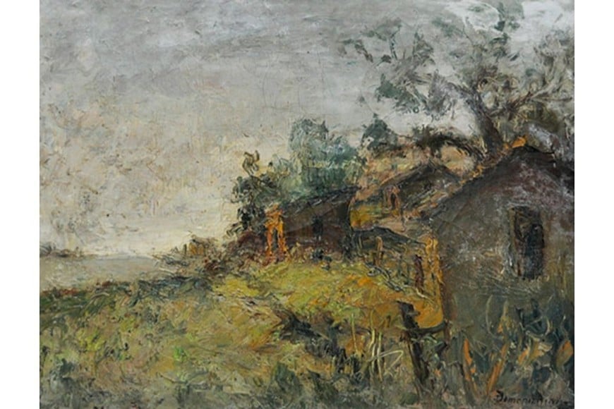 "Alto Verde", óleo sobre tela de José Domenichini. Foto: Arte de la Argentina