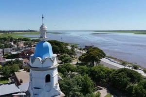 Al parecer, el río tocó el techo en diciembre y comenzó a bajar. Foto: Fernando Nicola