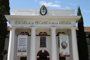 En la ex ESMA funciona la secretaría de Derechos Humanos. El edificio es objeto de debate entre el oficialismo y la oposición.