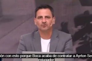 Boca contrató a ¿Ayrton Senna?: el blooper viral del día. Créditos: TN