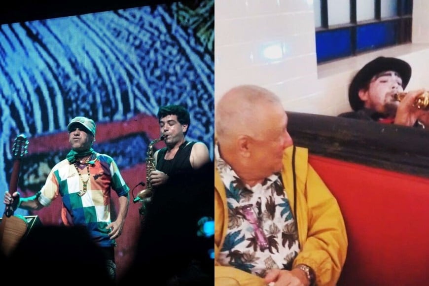 Martín Testoni Almirón: junto a Manu Chao, tocando con Motta, y con Paquito D’Rivera, con el maquillaje de La Fanfarria Ambulante.