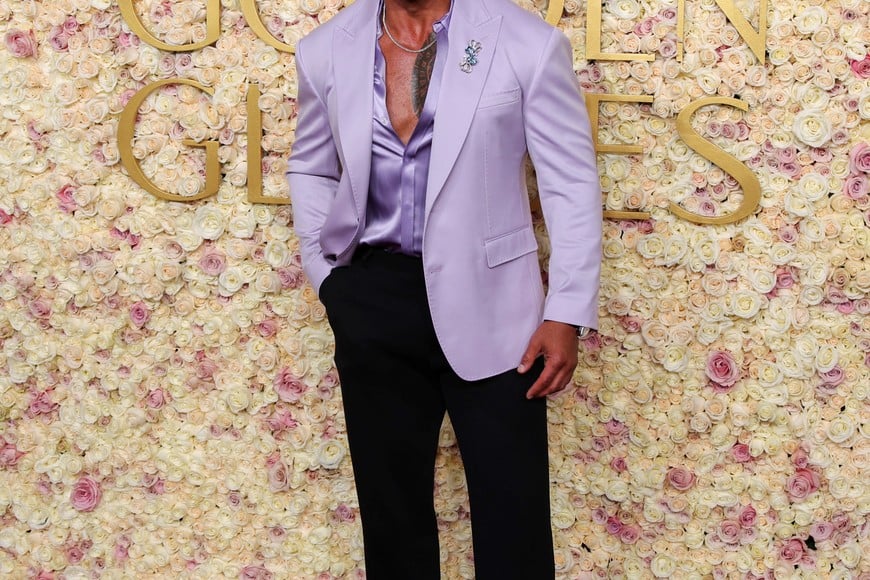 Dwayne Johnson attends the 82nd Golden Globe Awards in Beverly Hills, California, U.S., January 5, 2025. REUTERS/Daniel Cole