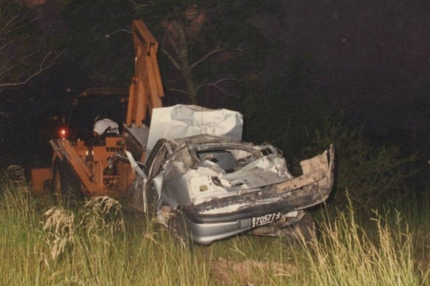 Muerte Choque de Monzón. Archivo El Litoral