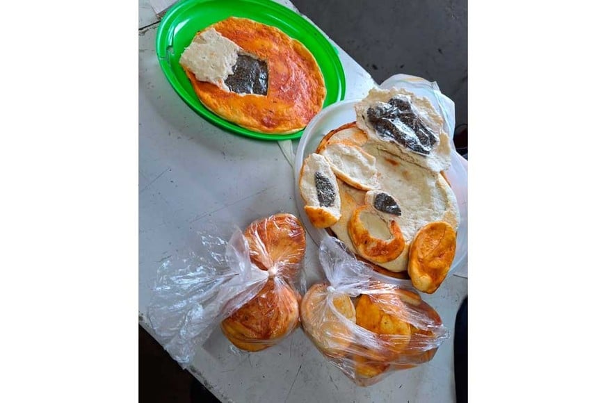 Pizzas usadas como pantalla para ingresar droga a la cárcel.