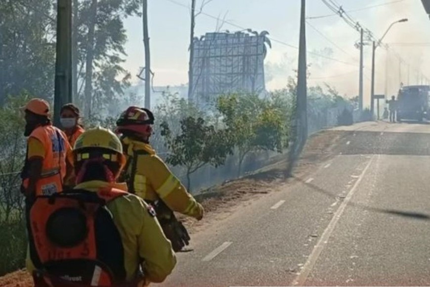 Las tareas de monitoreo y enfriamiento en la zona afectada seguirán desarrollándose.