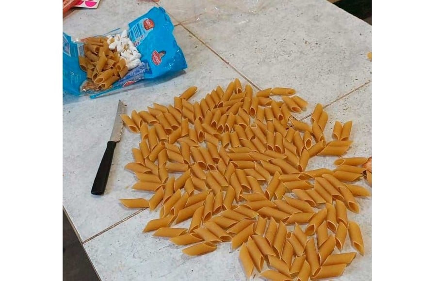 Las requisas dieron positivo al hallar droga en fideos.