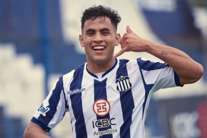 David Romero con la camiseta de Talleres.