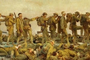 Fragmento de “Gaseados” de Singer Sargent. Foto: Museo Imperial de la Guerra