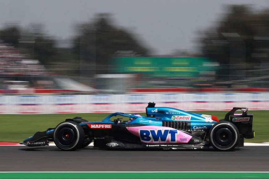 Formula One F1 - Mexico City Grand Prix - Autodromo Hermanos Rodriguez, Mexico City, Mexico - October 28, 2022
Alpine's Fernando Alonso in action during practice REUTERS/Henry Romero