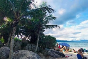 Las playas de Brasil ante la llegada de muchos argentinos.