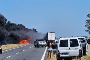 Un grave accidente se registró este martes en ruta 7.