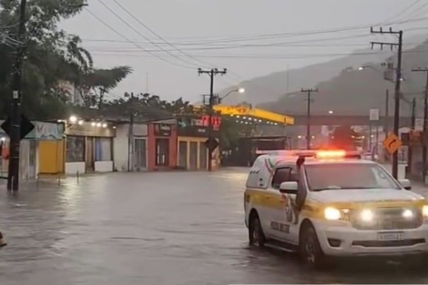 Se registraron volúmenes inusuales de precipitaciones