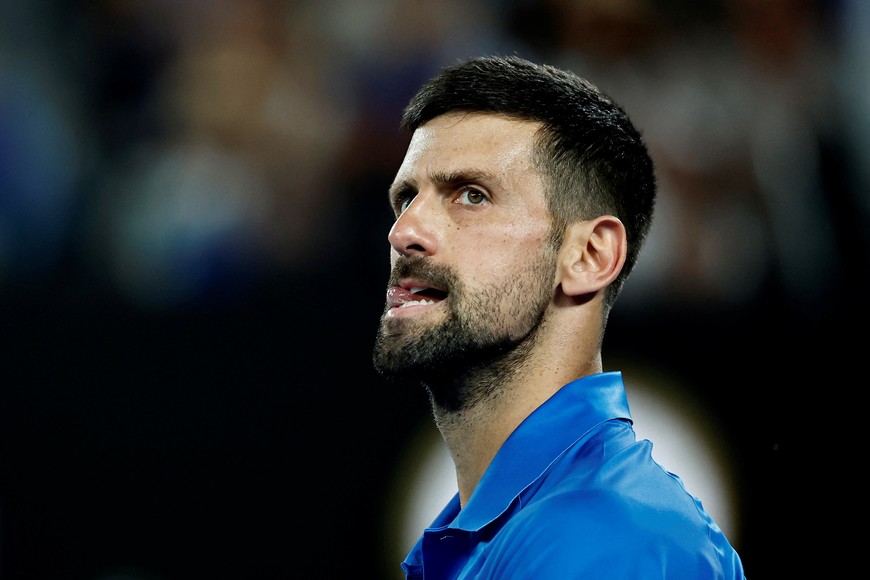 Tennis - Australian Open - Melbourne Park, Melbourne, Australia - January 19, 2025
Serbia's Novak Djokovic during his fourth round match against Czech Republic's Jiri Lehecka