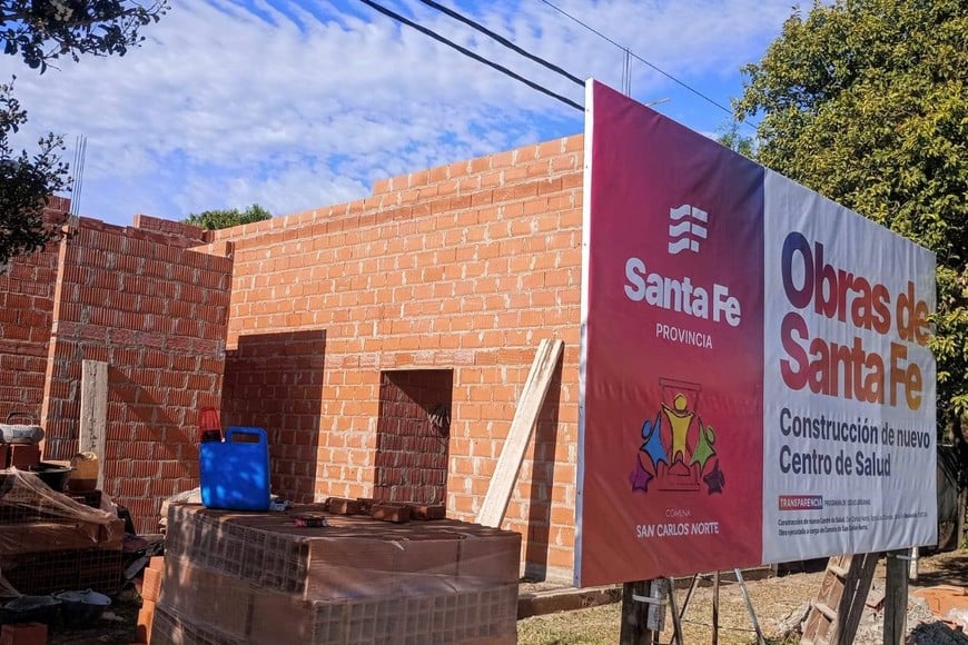 Continúan los trabajos en la primera etapa del Centro de Salud.