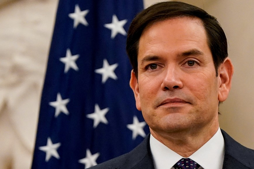 U.S. Secretary of State Marco Rubio looks on as he meets with Indian External Affairs Minister Dr. Subrahmanyam Jaishankar, Australian Foreign Minister Penny Wong, and Japanese Foreign Minister Iwaya Takeshi at the State Department in Washington, U.S., January 21, 2025. REUTERS/Elizabeth Frantz