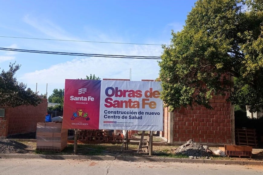 Continúan los trabajos en la primera etapa del Centro de Salud.