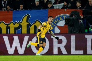 Soccer Football - Champions League - Sparta Prague v Inter Milan - epet ARENA, Prague, Czech Republic - January 22, 2025
Inter Milan's Lautaro Martinez celebrates scoring their first goal REUTERS/David W Cerny