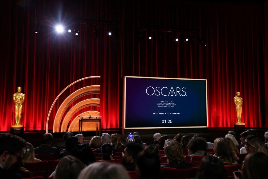 People gather for the announcement of the 96th Oscars Nominations, in Beverly Hills, California, U.S., January 23, 2024. REUTERS/Mario Anzuoni