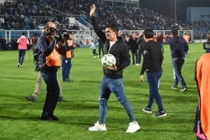 El "Pulga" Luis Miguel Rodríguez no entró ni siquiera un minuto con la camiseta de Atlético Tucumán.