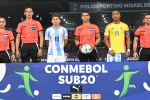 Argentina igualó 1-1 con Colombia en el Sudamericano Sub 20. Créditos: @Argentina