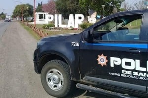 Los primeros en llegar al lugar fueron los agentes de la Comisaría 6ta. de Pilar. Crédito: El Litoral.