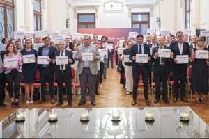 Día Internacional en Memoria de las Víctimas del Holocausto en la Casa Gris. Foto: Guillermo Di Salvatore