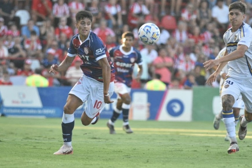 Unión-Boca | Lionel Verde. Foto: Manuel Fabatía