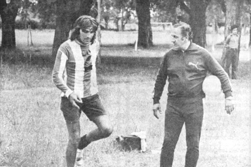 Gatti junto al Toto Lorenzo.