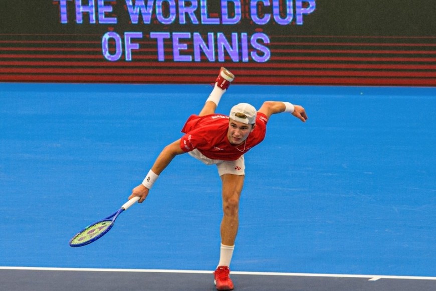 Argentina venció a Noruega y avanzó en la Copa Davis con una remontada épica de Mariano Navone. Foto: AAT