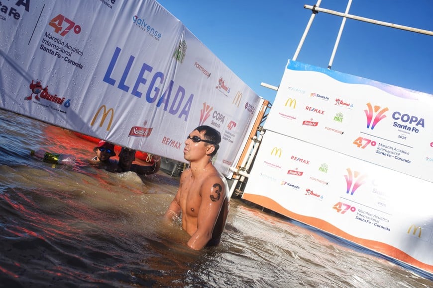 Martín Carrizo llegó al podio y cumplió con una cuenta pendiente que tenía. Gran carrera del santafesino. Crédito: Matías Cáceres.