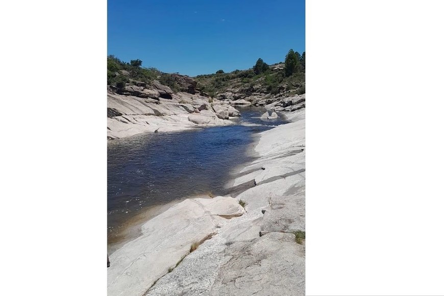 El río Mina Clavero, es uno de los lugares donde se produjo la muerte de un turista