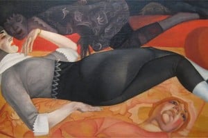 “Sueño de un artista de circo” de Boris Grigoriev. Foto: Colección particular