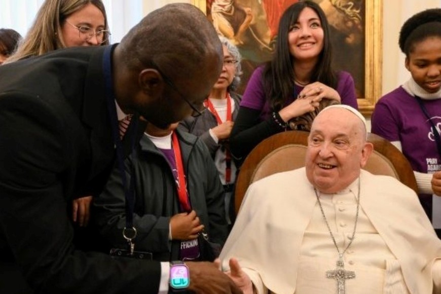 Sus audiencias son en la Casa de Santa Marta, su residencia en el Vaticano.