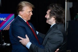 Donald Trump y Javier Milei en la CPAC en Estados Unidos